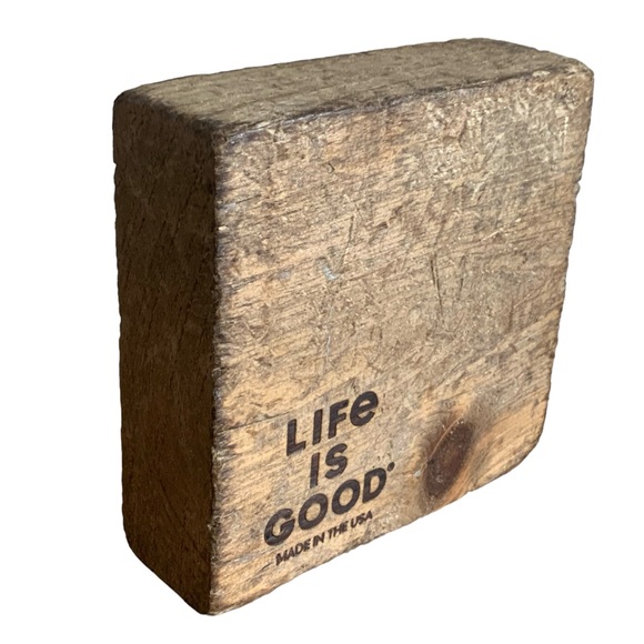 HAVE A NICE DAISY LIFE IS GOOD Wooden Block Sign Inspirational Home Decor - Picture 4 of 5